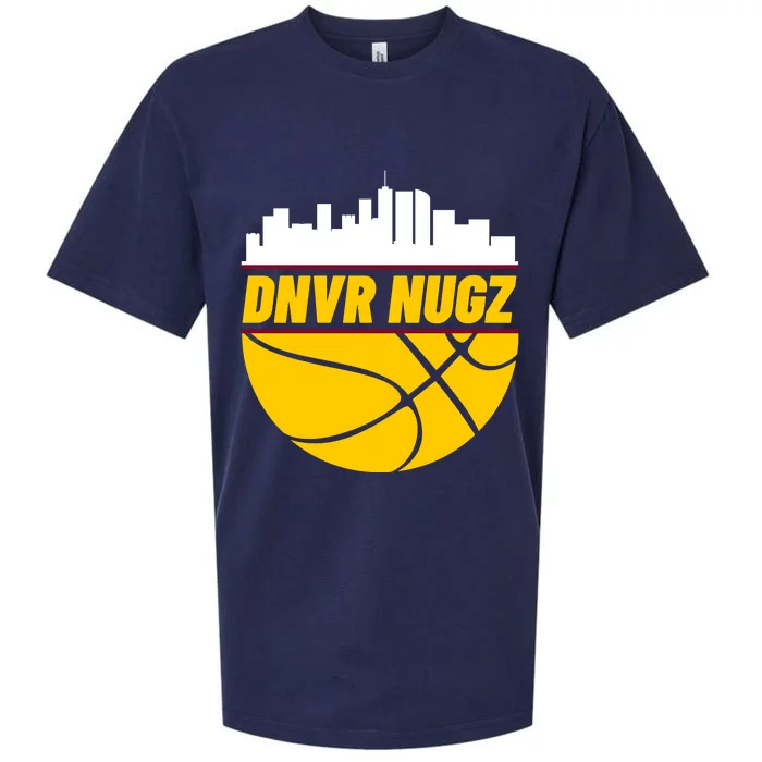 Denver Basketball Mile High 5280 Nugz Sueded Cloud Jersey T-Shirt