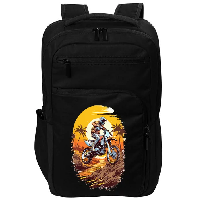 Dirt Bike Motocross Rider Enduro Supercross Off Road MX Impact Tech Backpack