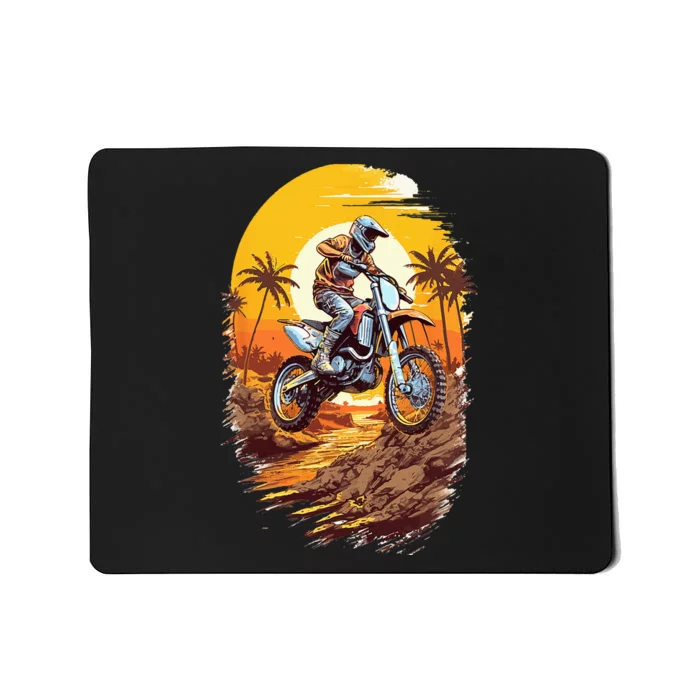 Dirt Bike Motocross Rider Enduro Supercross Off Road MX Mousepad