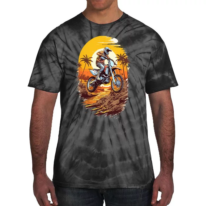 Dirt Bike Motocross Rider Enduro Supercross Off Road MX Tie-Dye T-Shirt