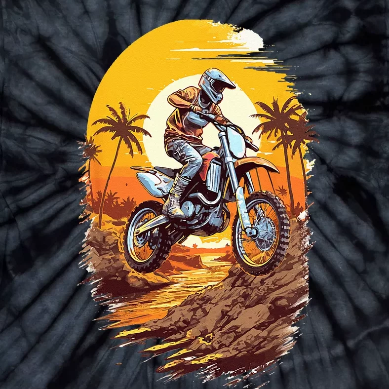 Dirt Bike Motocross Rider Enduro Supercross Off Road MX Tie-Dye T-Shirt