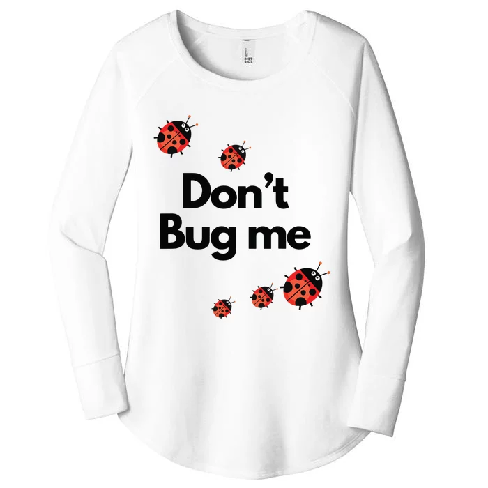 Don't Bug Me Funny Shirts Ladybug Family Insect Women's Perfect Tri Tunic Long Sleeve Shirt