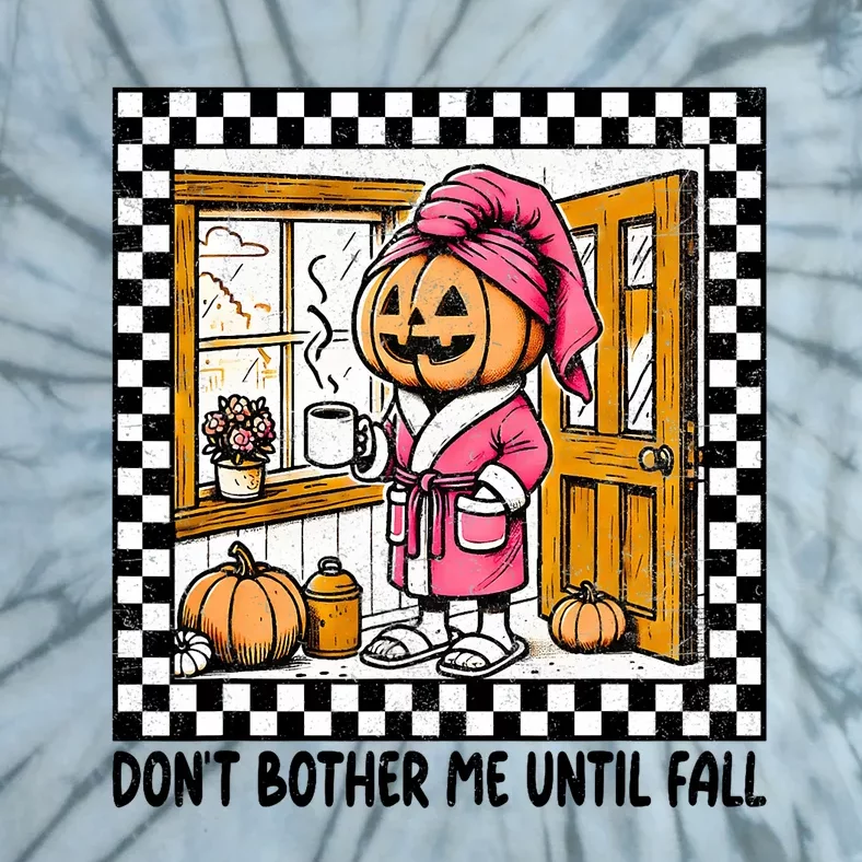 DonT Bother Me Until Fall Halloween Boo Pumpkin Patch Ghost Tie-Dye T-Shirt