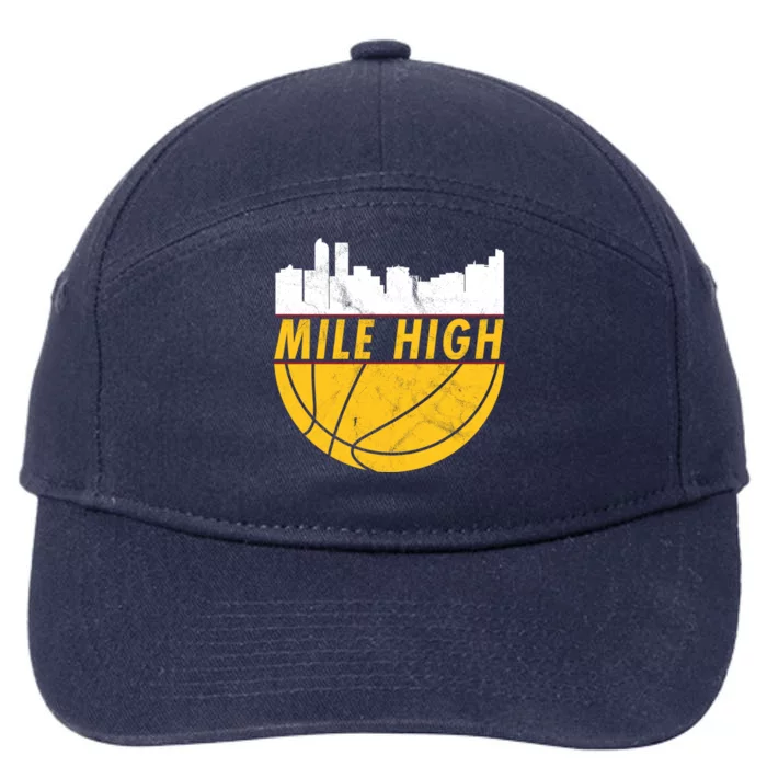 Denver Basketball Mile High 5280 7-Panel Snapback Hat