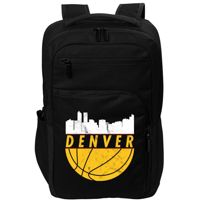 Denver Basketball Mile High 5280 Denver Impact Tech Backpack