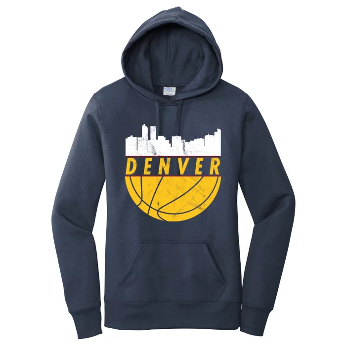 Denver Basketball Mile High 5280 Denver Women's Pullover Hoodie