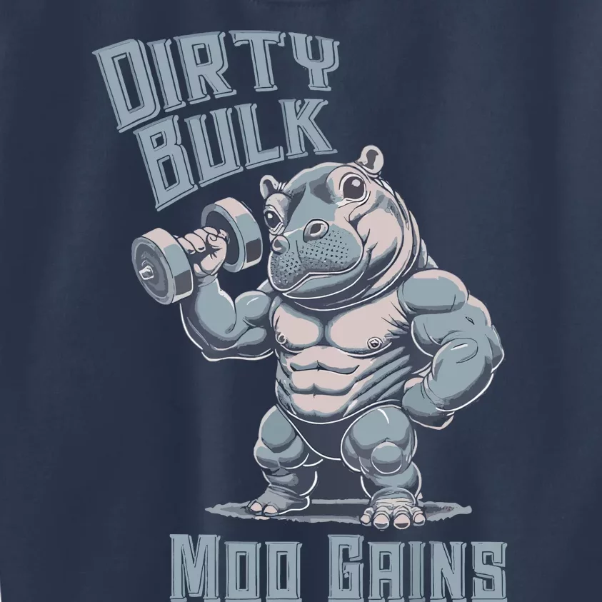 Dirty Bulk Moo Gains Kids Sweatshirt