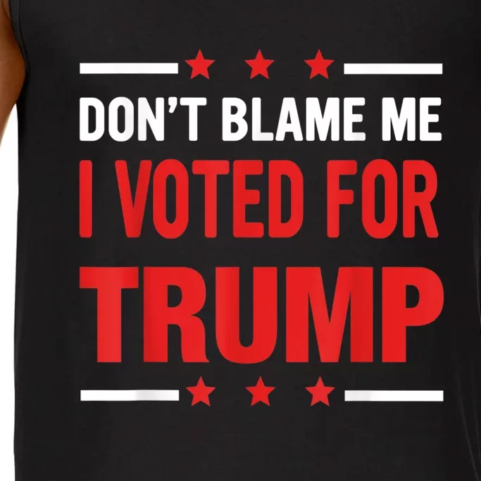 Don't Blame Me I Voted For TRUMP USA Flag Patriotic Comfort Colors® Tank Top