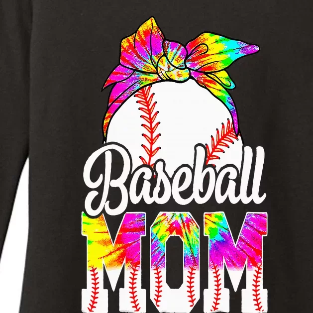 Dye Baseball Mom Baseball Mama Sport MotherS Day Womens CVC Long Sleeve Shirt