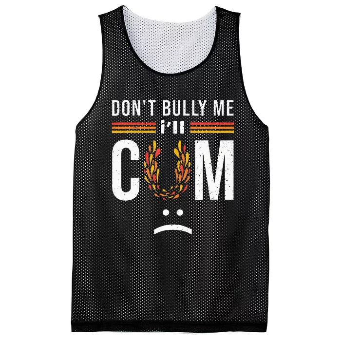 Dont Bully Me It Turns Me On Mesh Reversible Basketball Jersey Tank