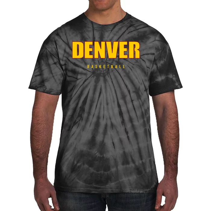 Denver Basketball Mile City High Colorado Practice Jersey Tie-Dye T-Shirt