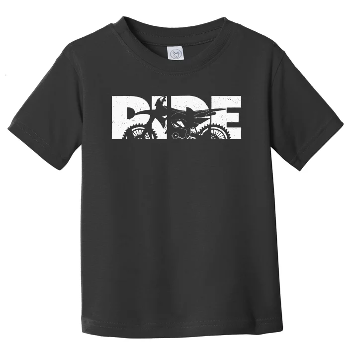 Dirt Bike Motocross Apparel Motocross Dirt Bike Toddler T-Shirt