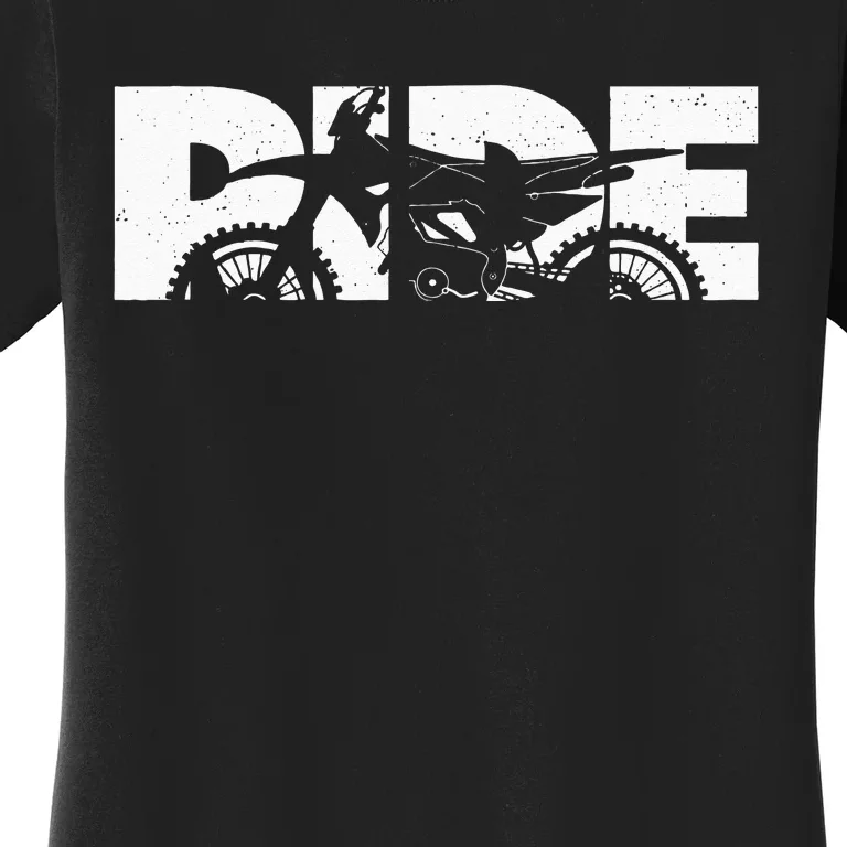 Dirt Bike Motocross Apparel Motocross Dirt Bike Women's T-Shirt