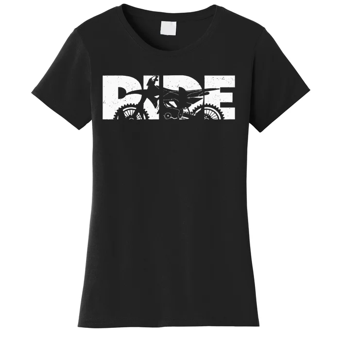 Dirt Bike Motocross Apparel Motocross Dirt Bike Women's T-Shirt