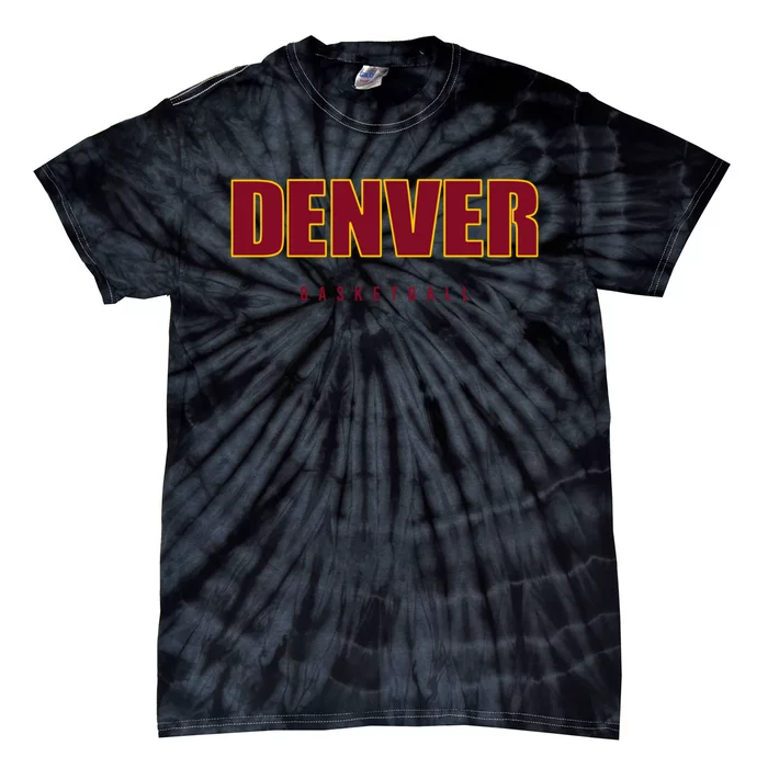 Denver Basketball Mile City High Colorado Practice Jersey Tie-Dye T-Shirt