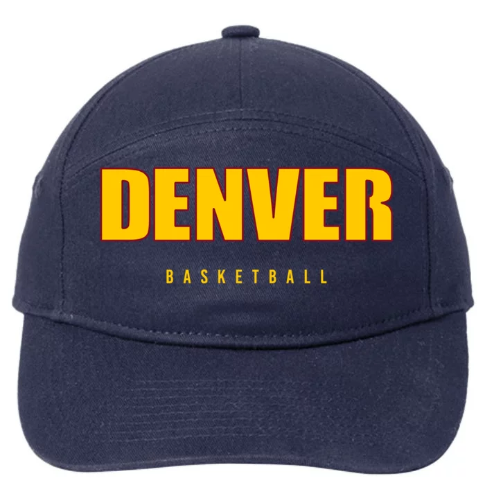 Denver Basketball Mile City High Colorado Practice Jersey 7-Panel Snapback Hat