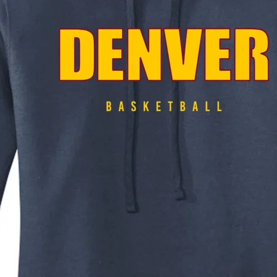 Denver Basketball Mile City High Colorado Practice Jersey Women's Pullover Hoodie