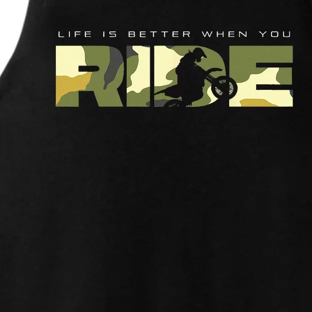 Dirt Bike Motocross Apparel Dirt Bike Motocross Ladies Tri-Blend Wicking Tank