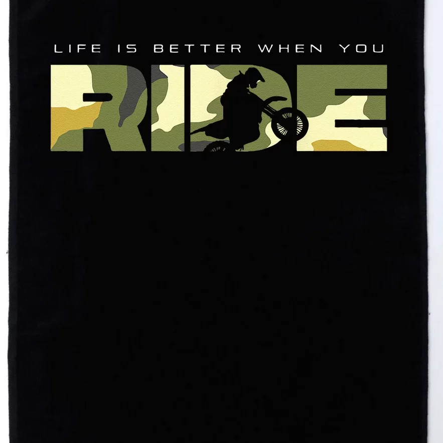 Dirt Bike Motocross Apparel Dirt Bike Motocross Platinum Collection Golf Towel