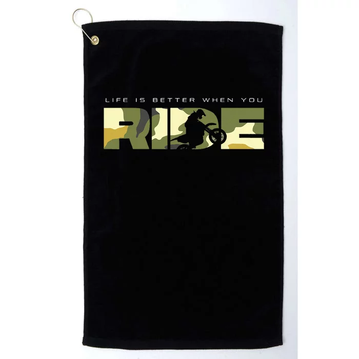 Dirt Bike Motocross Apparel Dirt Bike Motocross Platinum Collection Golf Towel