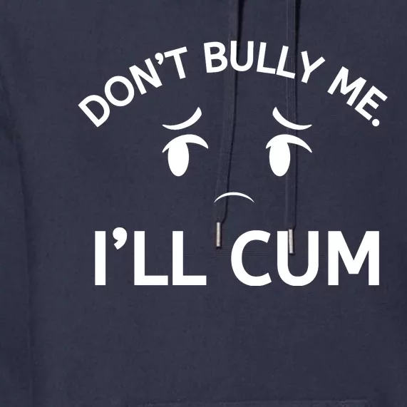 Don’t Bully Me. I’ll Cum Premium Hoodie