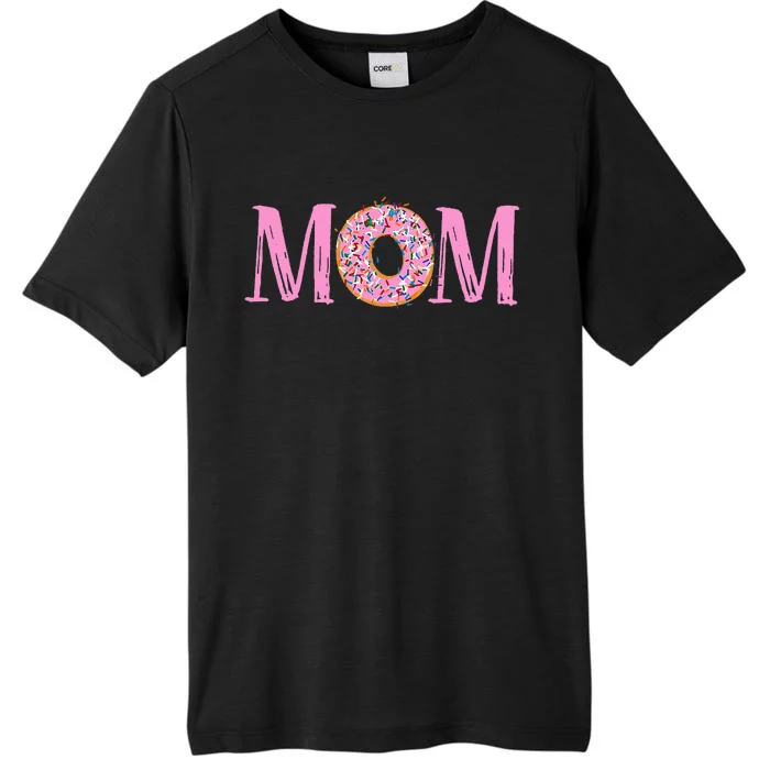 Donut Birthday Mom Family Donut Birthday ChromaSoft Performance T-Shirt