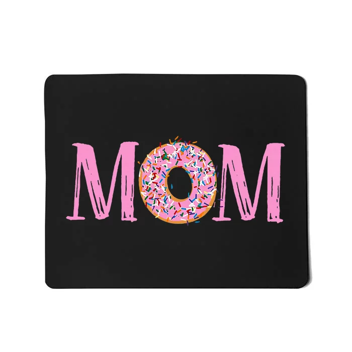 Donut Birthday Mom Family Donut Birthday Mousepad