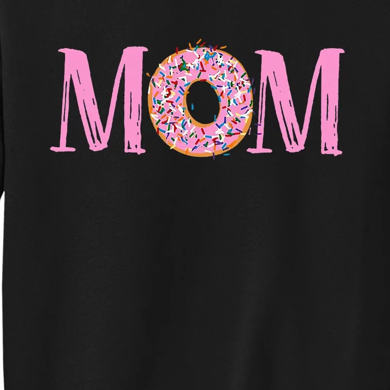 Donut Birthday Mom Family Donut Birthday Tall Sweatshirt