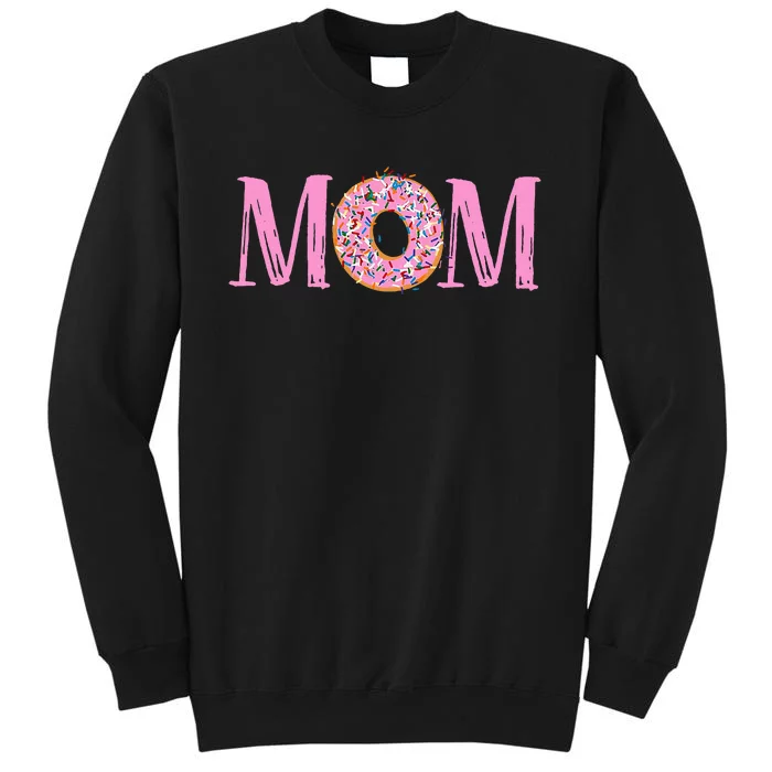 Donut Birthday Mom Family Donut Birthday Tall Sweatshirt