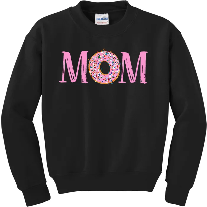 Donut Birthday Mom Family Donut Birthday Kids Sweatshirt