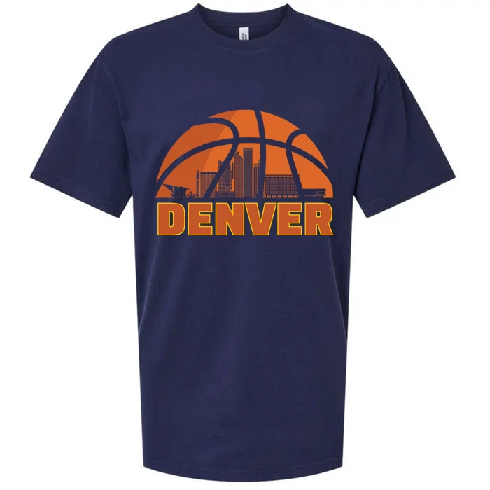 Denver Basketball Mile High 5280 Sueded Cloud Jersey T-Shirt