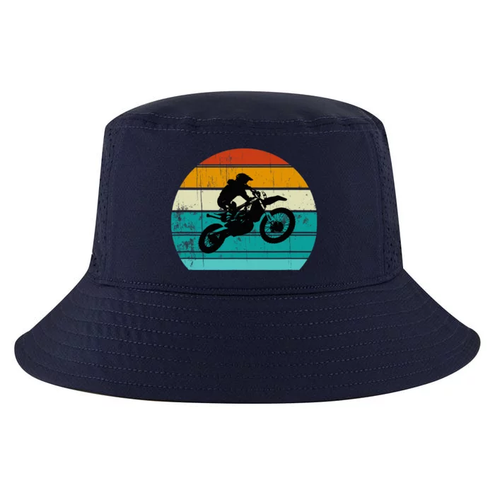 Dirt Bike Motocross Motorcycle Vintage Retro Boy Cool Comfort Performance Bucket Hat