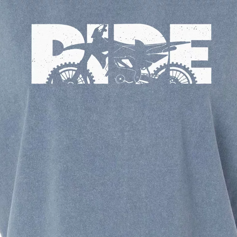 Dirt Bike Motocross Apparel Motocross Dirt Bike Garment-Dyed Women's Muscle Tee