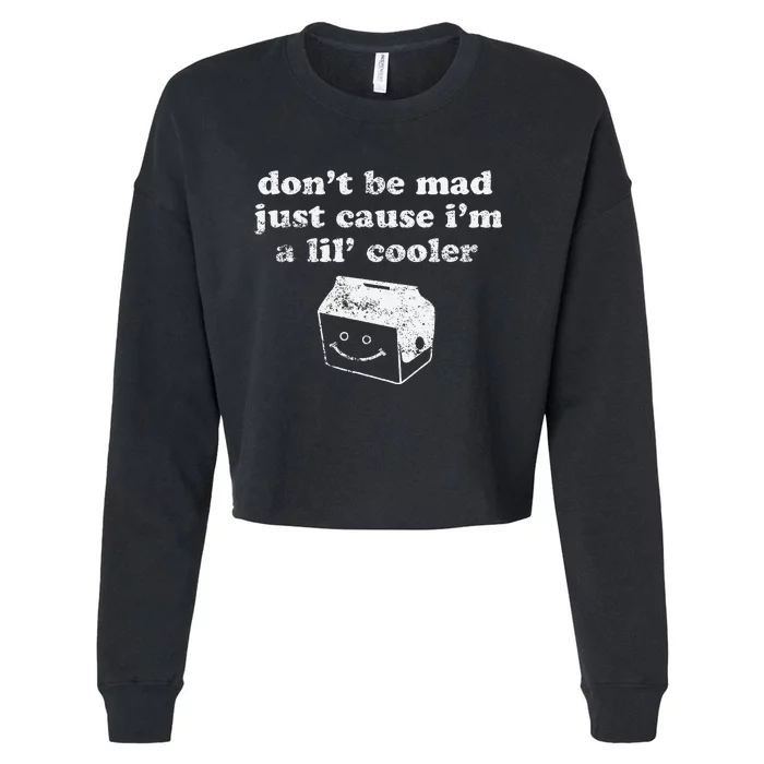 DonT Be Made Just Cause IM A Lil Cooler Cropped Pullover Crew