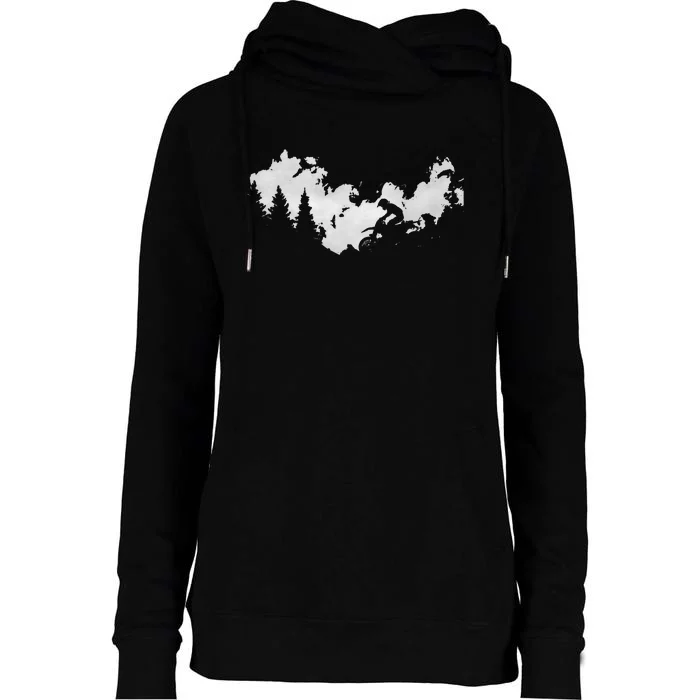 Dirt Bike Motocross Apparel Dirt Bike Motocross Womens Funnel Neck Pullover Hood