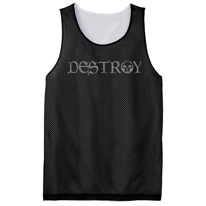 Destroy Black Magic M.A.N.A Symbol Mesh Reversible Basketball Jersey Tank