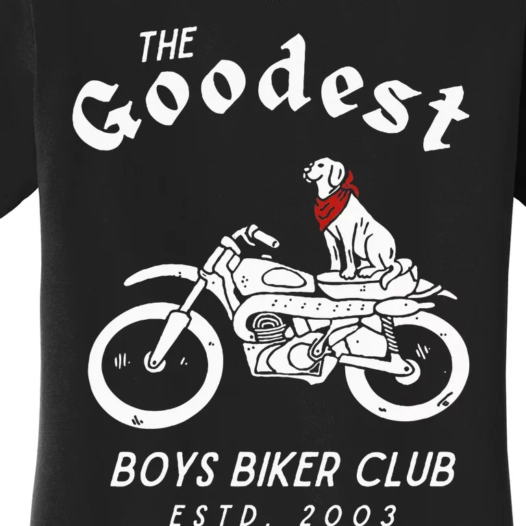 Dog Biker Motorcycle Club Puppy Western Grunge Women's T-Shirt