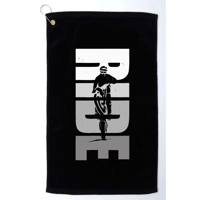 Dirt Bike Motocross Dirt Bike Motocross Platinum Collection Golf Towel