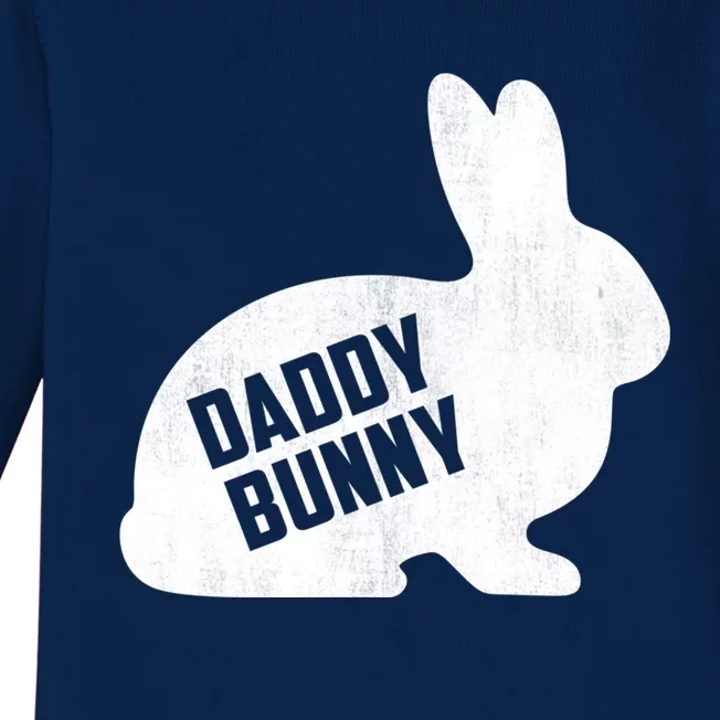 Daddy Bunny Matching Father Dad Papa Easter Day Gift Baby Long Sleeve Bodysuit