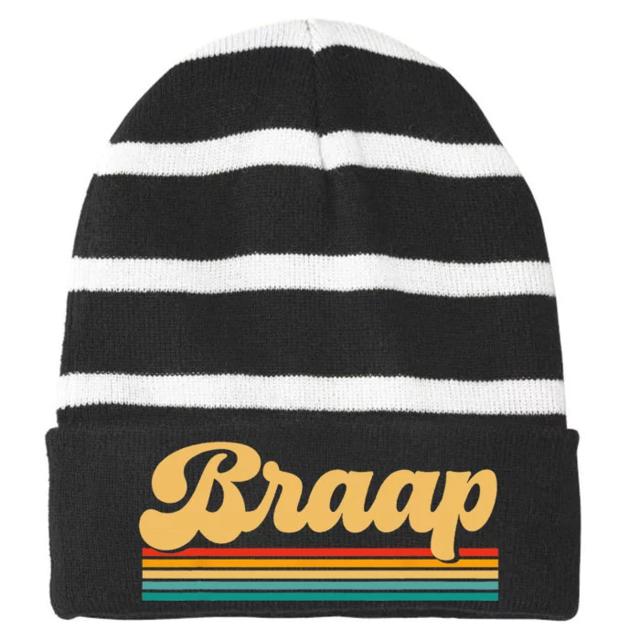 Dirt Bike Motocross Apparel Dirt Bike Motocross Striped Beanie with Solid Band