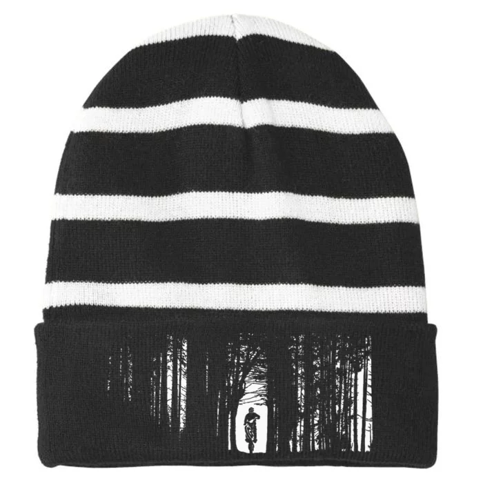 Dirt Bike Motocross Apparel Dirt Bike Motocross Striped Beanie with Solid Band