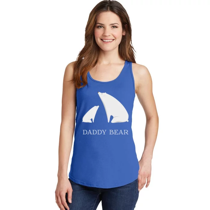 Daddy Bear Meaningful Gift Funny Vintage Christmas Polar Bear Costume Great Gift Ladies Essential Tank