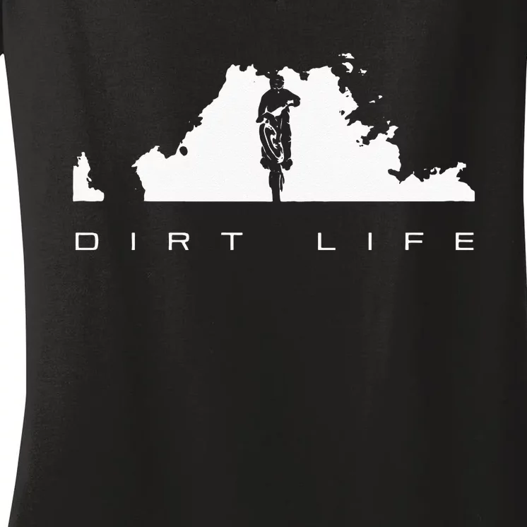 Dirt Bike Motocross Apparel Dirt Bike Motocross Women's V-Neck T-Shirt