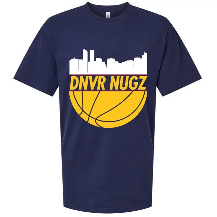 Denver Basketball Mile High 5280 Nugz Sueded Cloud Jersey T-Shirt