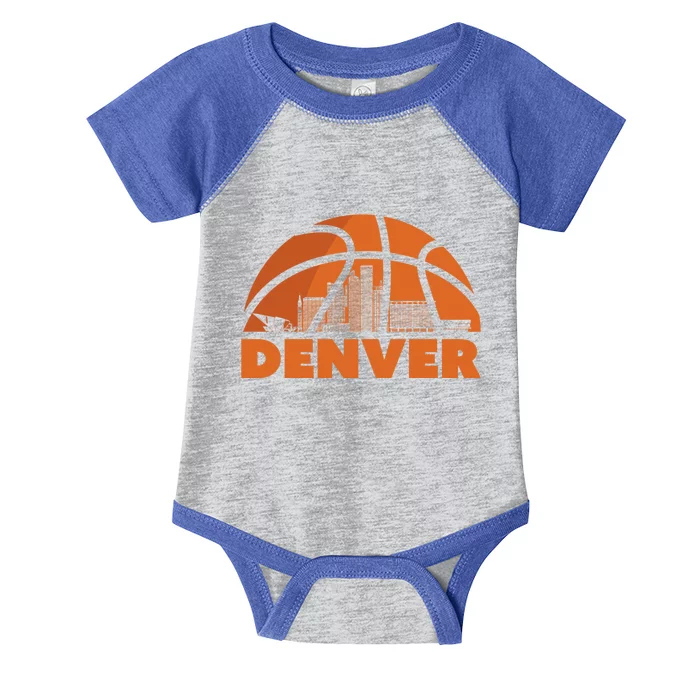 Denver Basketball Mile High 5280 Infant Baby Jersey Bodysuit