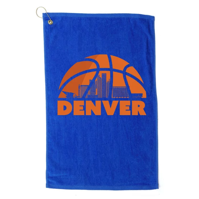 Denver Basketball Mile High 5280 Platinum Collection Golf Towel