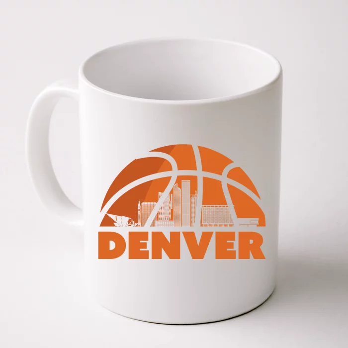 Denver Basketball Mile High 5280 Front & Back Coffee Mug