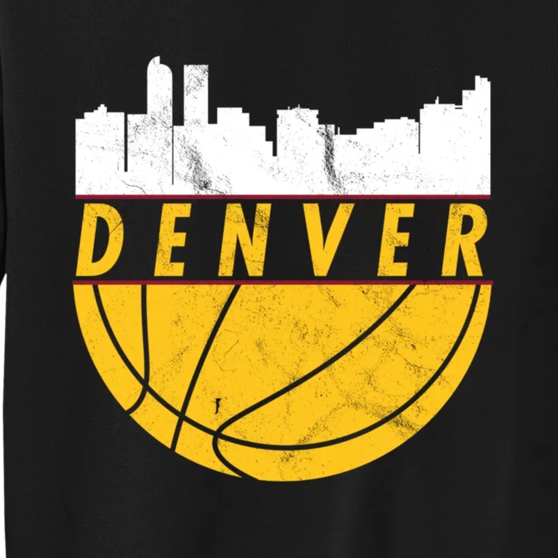 Denver Basketball Mile High 5280 DENVER Tall Sweatshirt