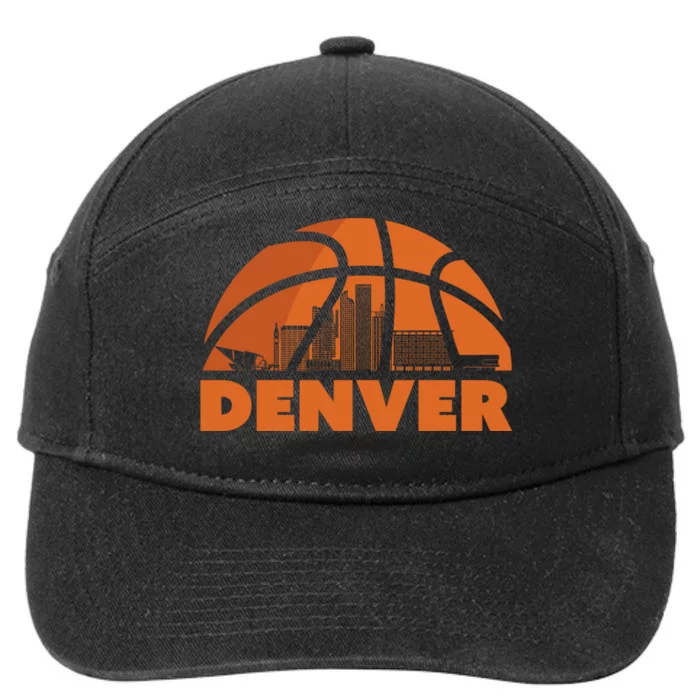 Denver Basketball Mile High 5280 7-Panel Snapback Hat