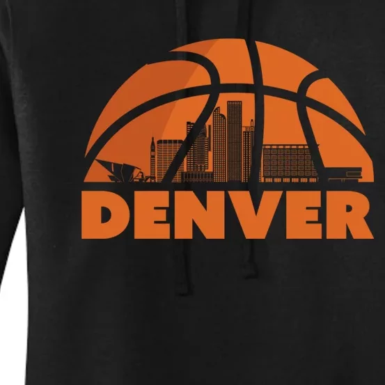 Denver Basketball Mile High 5280 Women's Pullover Hoodie